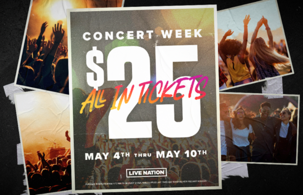 Now thru 5/10: Win Tickets to 1 of Your Favorite Concert Week Artists