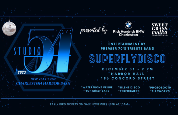 Get Your Tickets Now for Charleston’s Biggest NYE Bash!