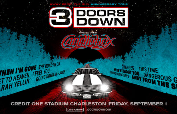 3 Doors Down: Away from the Sun Anniversary Tour @ Credit One – 9/1 3 Doors Down: Away from the Sun Anniversary Tour @ Credit One – 9/1