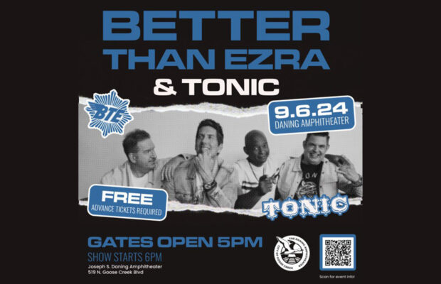 9/6: Better Than Ezra & Tonic @ Daning Amphitheater