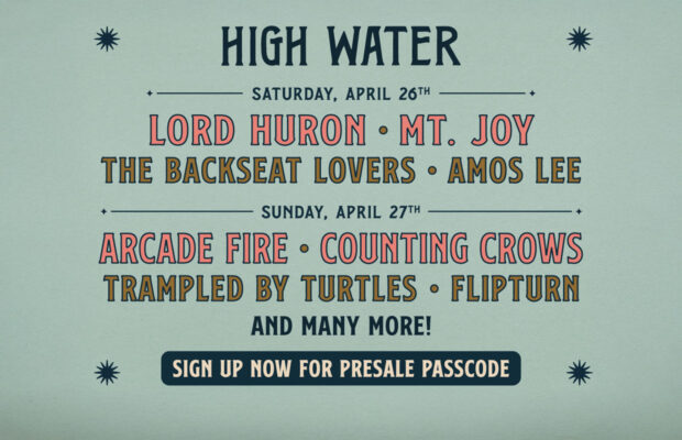 Tickets on Sale for High Water Fest – April 4/26 & 27