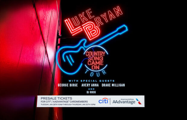 7/18: Luke Bryan, George Birge, Avery Anna & Drake Milligan