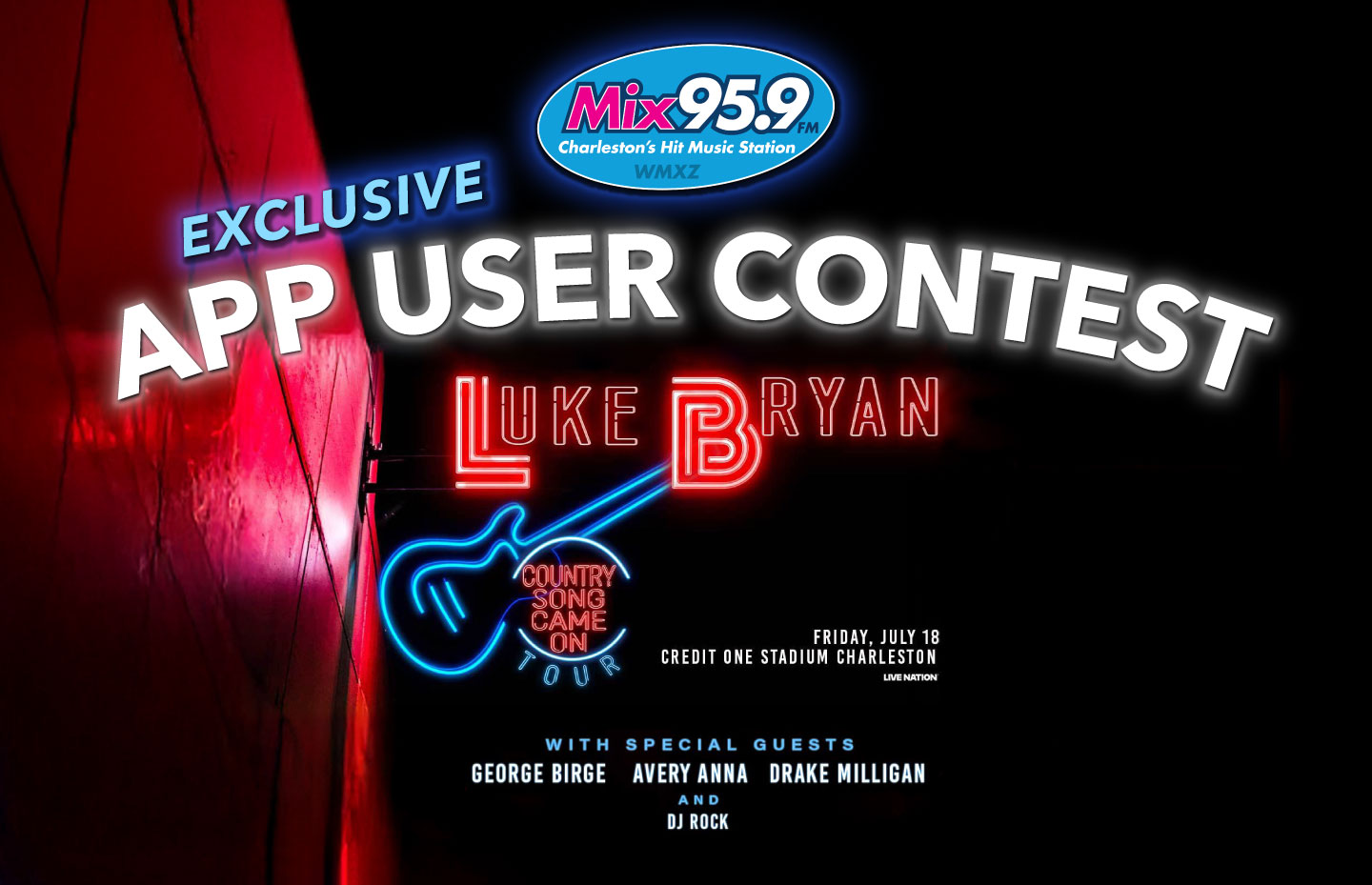 Exclusive for Mix App Users: Win Tickets to Luke Bryan | Mix 95.9