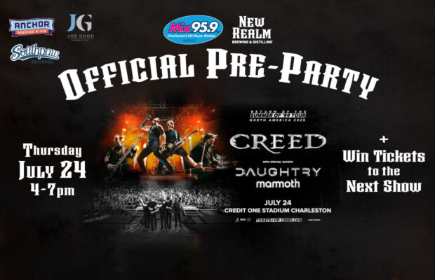 July 24: Join Mix at the Official Creed + Daughtry Pre-Party