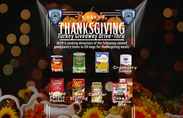 Now-11/9: Donate Canned/Boxed Food to the NCPD’s