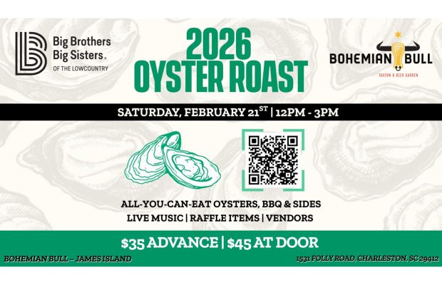 2/21: Big Brothers Big Sisters 2026 Oyster Roast 2/21: Big Brothers Big Sisters 2026 Oyster Roast